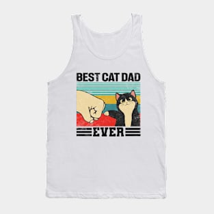 Best Cat Dad Ever Vintage Tank Top